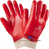 Перчатки МБС, полный облив "Гранат" - Производство и оптовая продажа хлопчатобумажных перчаток с ПВХ-покрытием, Екатеринбург