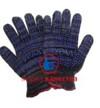 ЗП-0016 Перчатки полушерстяные с ПВХ  ручной оверлок 10/200пар - Производство и оптовая продажа хлопчатобумажных перчаток с ПВХ-покрытием, Екатеринбург