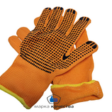 ЗП-0011 Перчатка акриловая с начёсом зимняя с ПВХ точка. - Производство и оптовая продажа хлопчатобумажных перчаток с ПВХ-покрытием, Екатеринбург